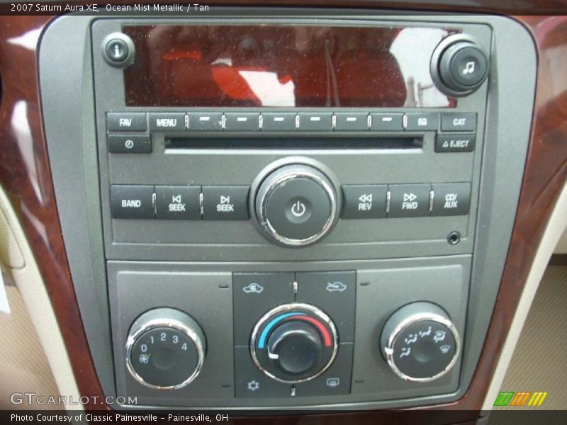 Ocean Mist Metallic / Tan 2007 Saturn Aura XE