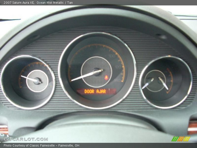 Ocean Mist Metallic / Tan 2007 Saturn Aura XE