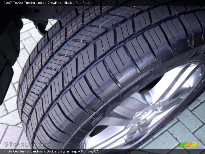 Black / Red Rock 2007 Toyota Tundra Limited CrewMax