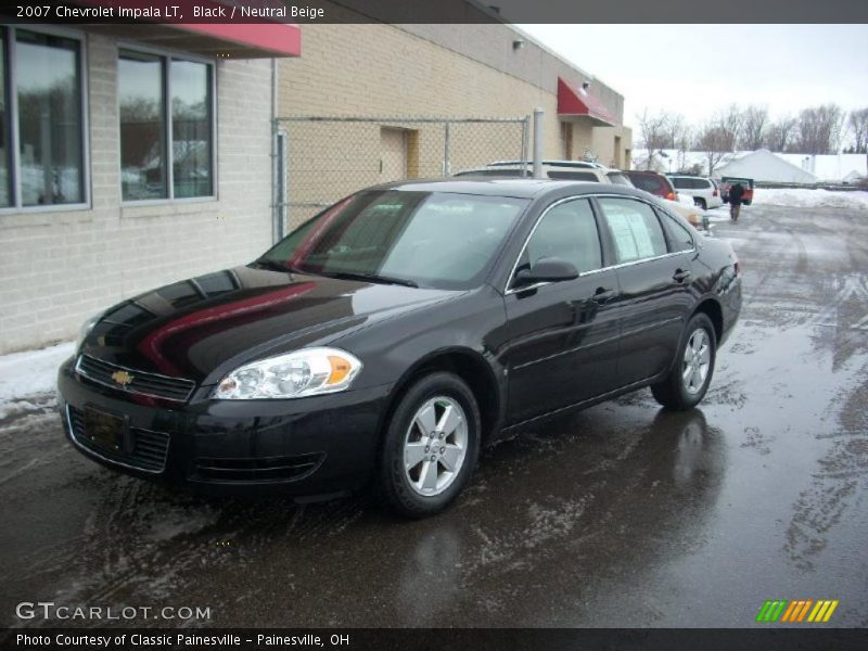 Black / Neutral Beige 2007 Chevrolet Impala LT