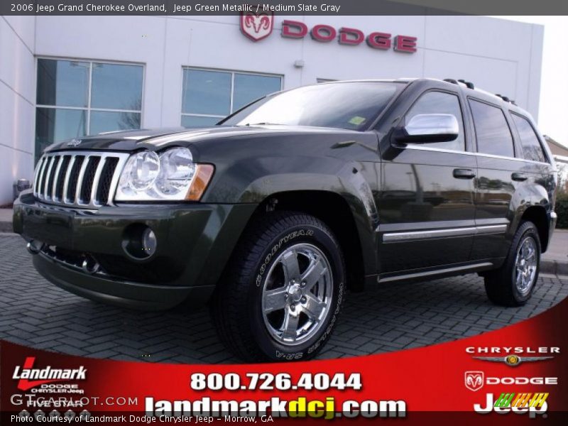 Jeep Green Metallic / Medium Slate Gray 2006 Jeep Grand Cherokee Overland