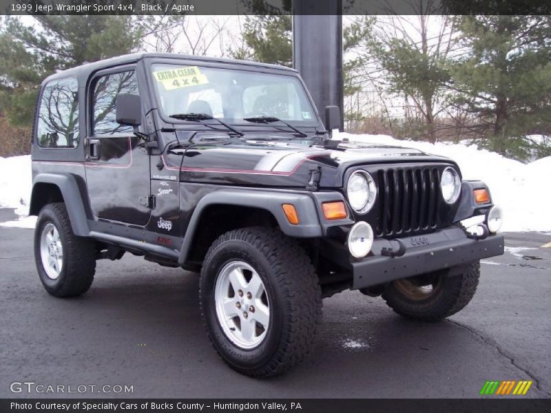 Black / Agate 1999 Jeep Wrangler Sport 4x4