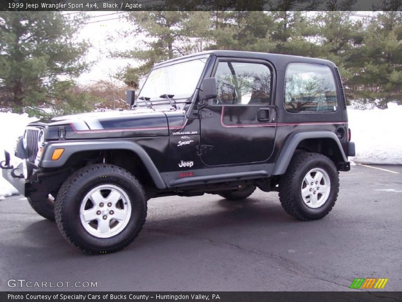 Black / Agate 1999 Jeep Wrangler Sport 4x4