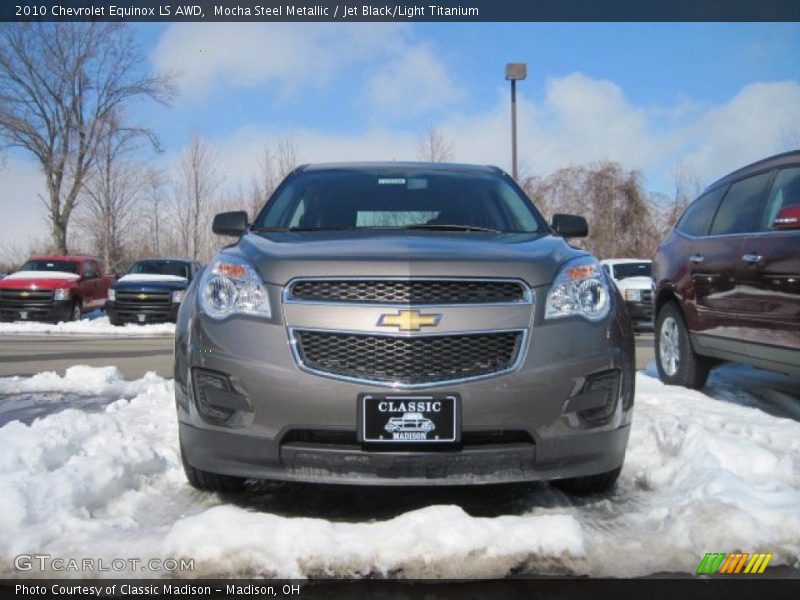 Mocha Steel Metallic / Jet Black/Light Titanium 2010 Chevrolet Equinox LS AWD