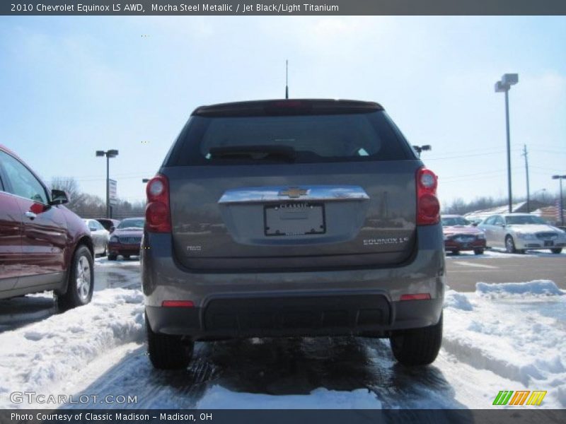 Mocha Steel Metallic / Jet Black/Light Titanium 2010 Chevrolet Equinox LS AWD