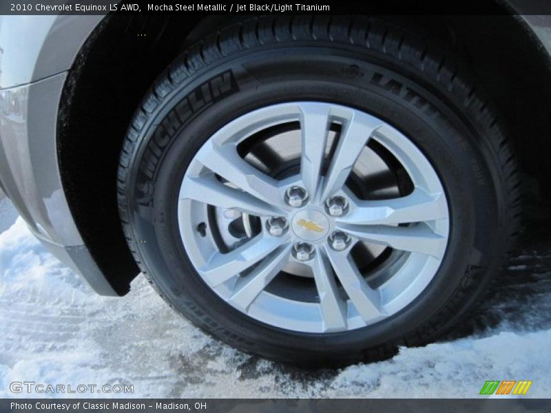 Mocha Steel Metallic / Jet Black/Light Titanium 2010 Chevrolet Equinox LS AWD