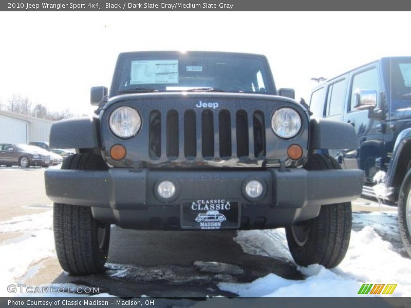 Black / Dark Slate Gray/Medium Slate Gray 2010 Jeep Wrangler Sport 4x4