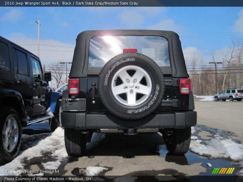 Black / Dark Slate Gray/Medium Slate Gray 2010 Jeep Wrangler Sport 4x4