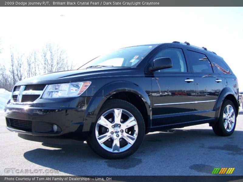 Brilliant Black Crystal Pearl / Dark Slate Gray/Light Graystone 2009 Dodge Journey R/T
