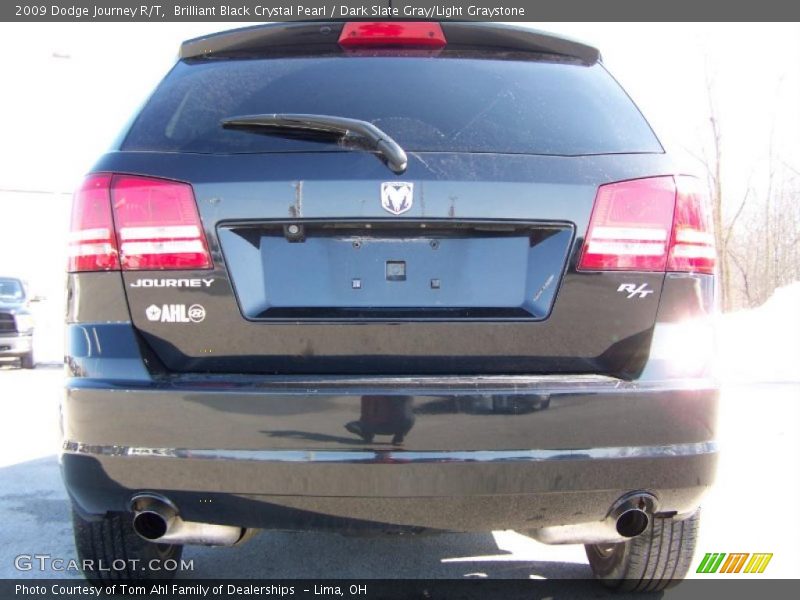 Brilliant Black Crystal Pearl / Dark Slate Gray/Light Graystone 2009 Dodge Journey R/T