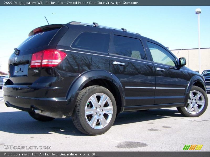 Brilliant Black Crystal Pearl / Dark Slate Gray/Light Graystone 2009 Dodge Journey R/T