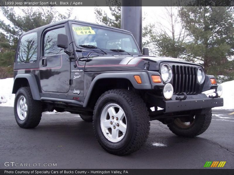 Black / Agate 1999 Jeep Wrangler Sport 4x4