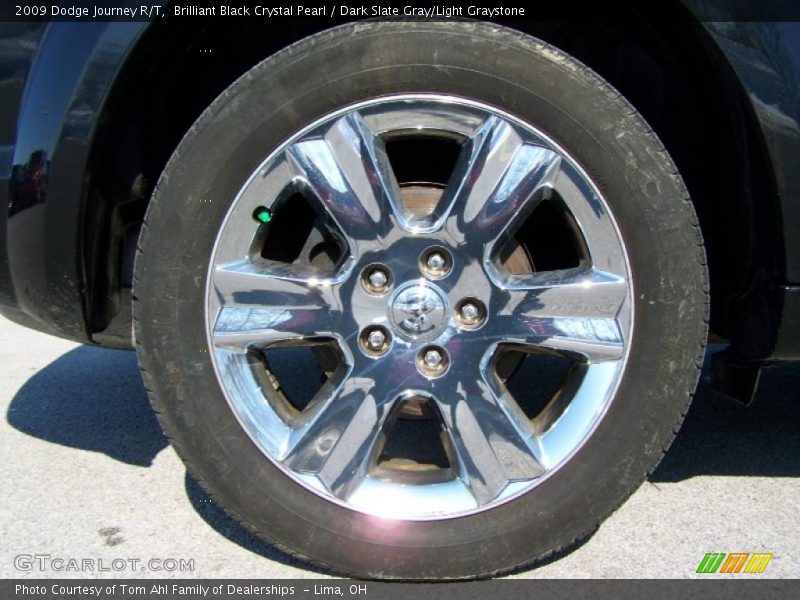 Brilliant Black Crystal Pearl / Dark Slate Gray/Light Graystone 2009 Dodge Journey R/T