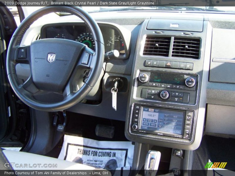 Brilliant Black Crystal Pearl / Dark Slate Gray/Light Graystone 2009 Dodge Journey R/T