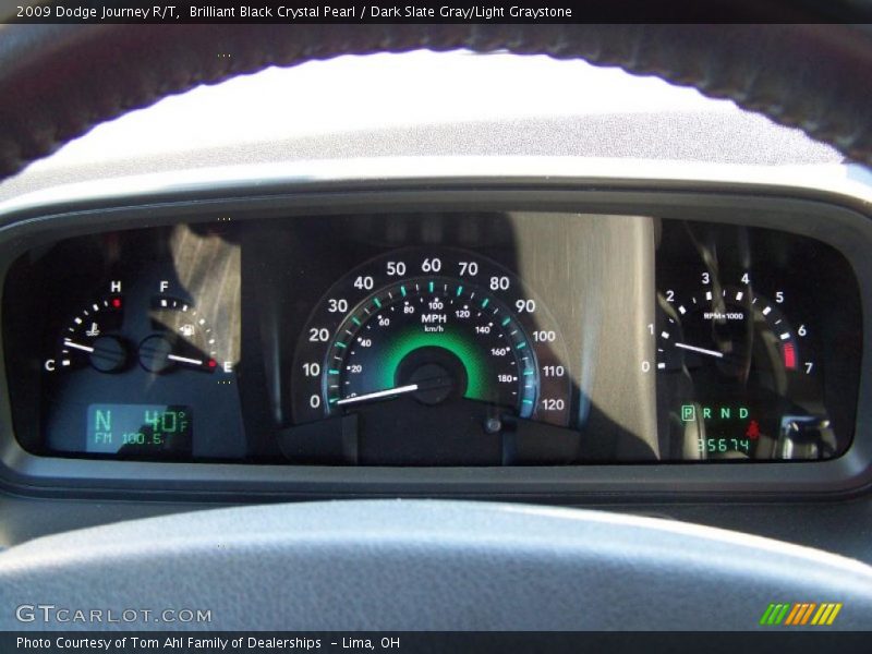 Brilliant Black Crystal Pearl / Dark Slate Gray/Light Graystone 2009 Dodge Journey R/T