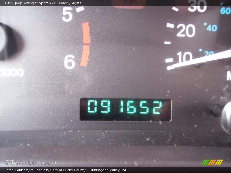 Black / Agate 1999 Jeep Wrangler Sport 4x4