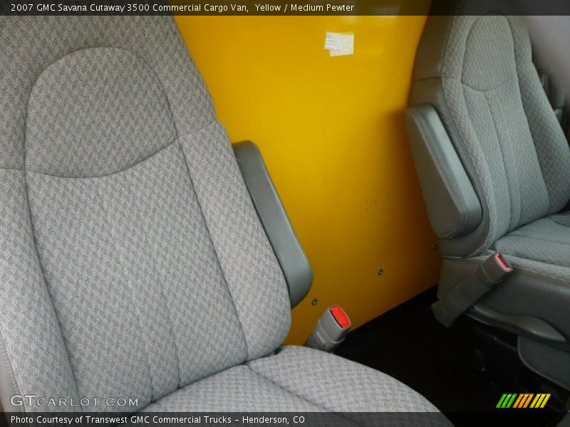 Yellow / Medium Pewter 2007 GMC Savana Cutaway 3500 Commercial Cargo Van