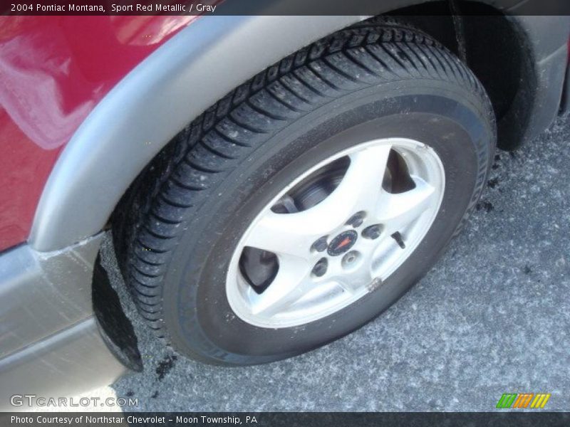Sport Red Metallic / Gray 2004 Pontiac Montana