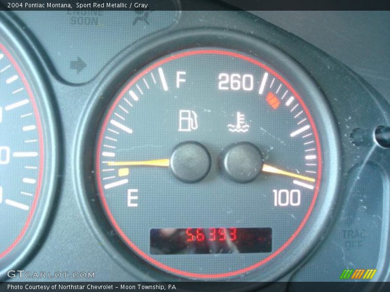 Sport Red Metallic / Gray 2004 Pontiac Montana