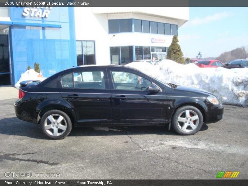 Black / Gray 2008 Chevrolet Cobalt LT Sedan