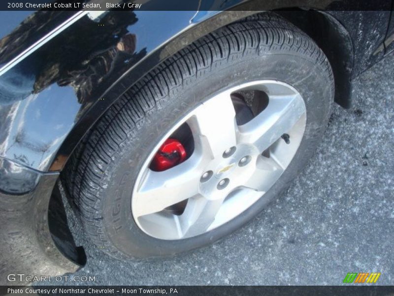 Black / Gray 2008 Chevrolet Cobalt LT Sedan