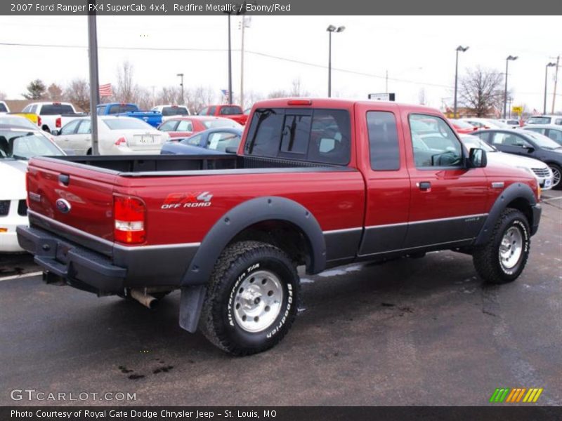 Redfire Metallic / Ebony/Red 2007 Ford Ranger FX4 SuperCab 4x4
