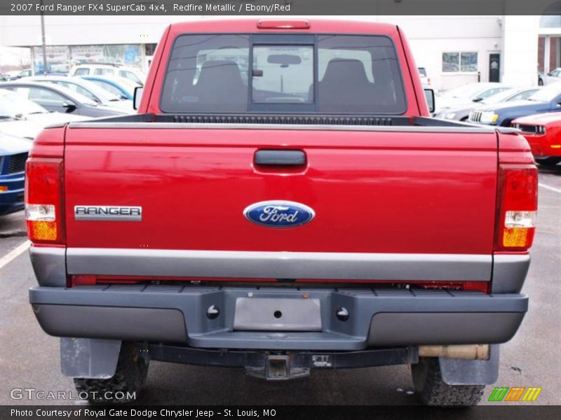 Redfire Metallic / Ebony/Red 2007 Ford Ranger FX4 SuperCab 4x4