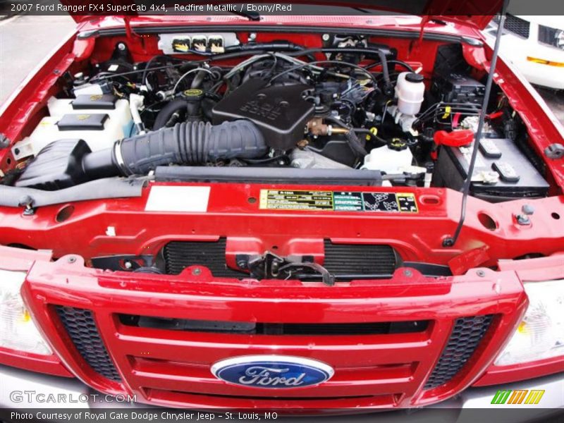 Redfire Metallic / Ebony/Red 2007 Ford Ranger FX4 SuperCab 4x4