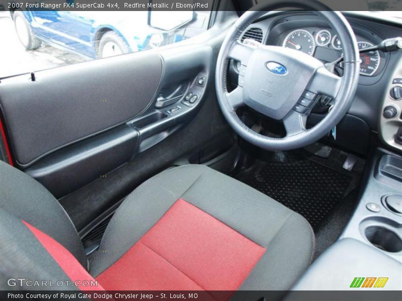 Redfire Metallic / Ebony/Red 2007 Ford Ranger FX4 SuperCab 4x4