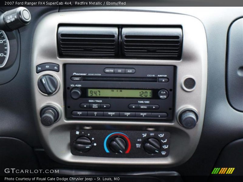 Redfire Metallic / Ebony/Red 2007 Ford Ranger FX4 SuperCab 4x4