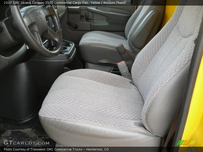 Yellow / Medium Pewter 2007 GMC Savana Cutaway 3500 Commercial Cargo Van