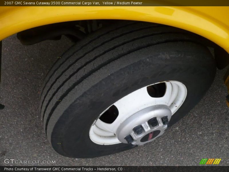 Yellow / Medium Pewter 2007 GMC Savana Cutaway 3500 Commercial Cargo Van