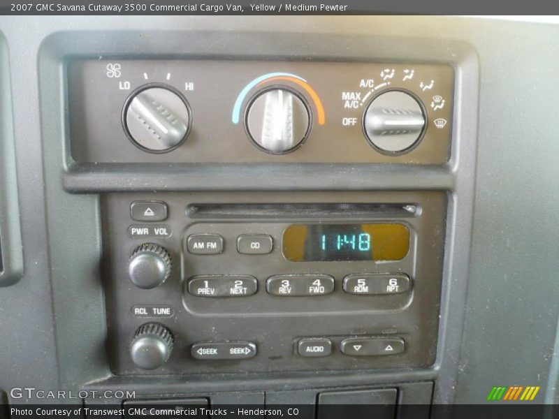 Yellow / Medium Pewter 2007 GMC Savana Cutaway 3500 Commercial Cargo Van