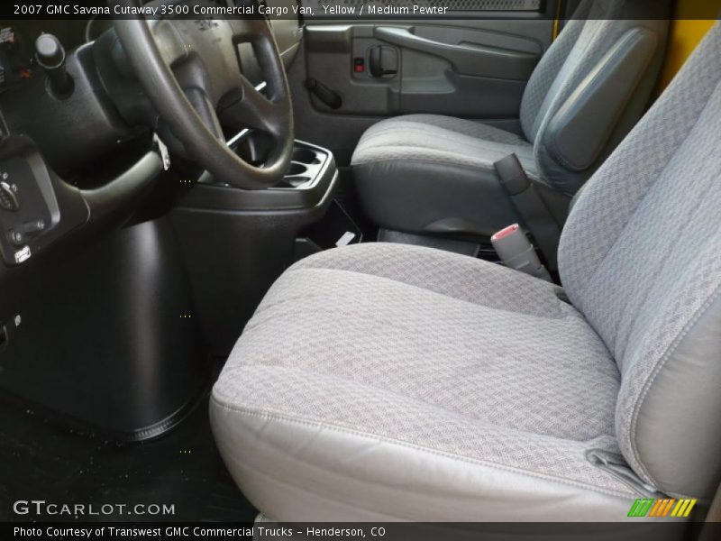 Yellow / Medium Pewter 2007 GMC Savana Cutaway 3500 Commercial Cargo Van
