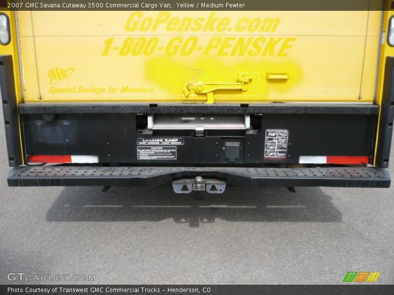 Yellow / Medium Pewter 2007 GMC Savana Cutaway 3500 Commercial Cargo Van