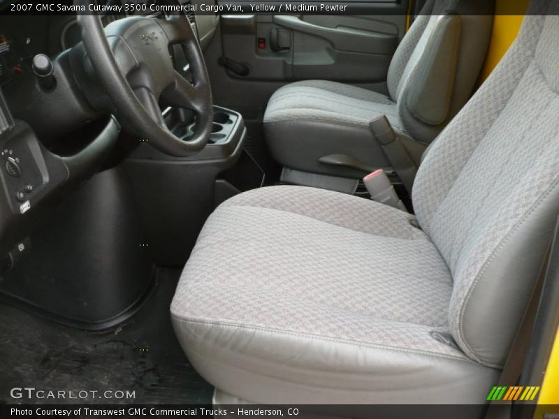 Yellow / Medium Pewter 2007 GMC Savana Cutaway 3500 Commercial Cargo Van