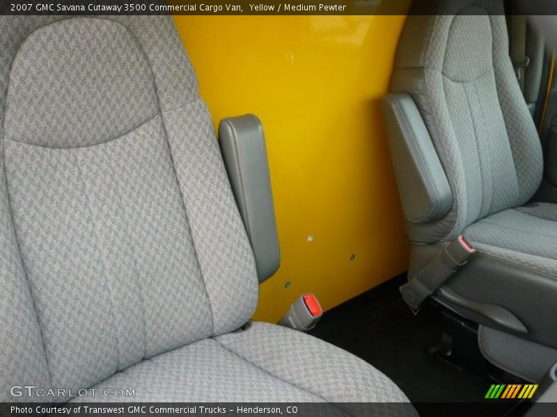 Yellow / Medium Pewter 2007 GMC Savana Cutaway 3500 Commercial Cargo Van
