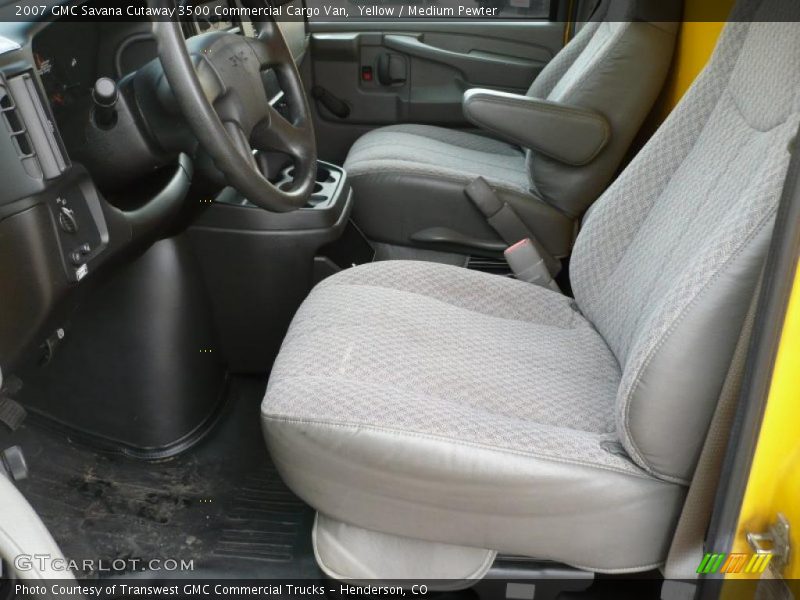 Yellow / Medium Pewter 2007 GMC Savana Cutaway 3500 Commercial Cargo Van