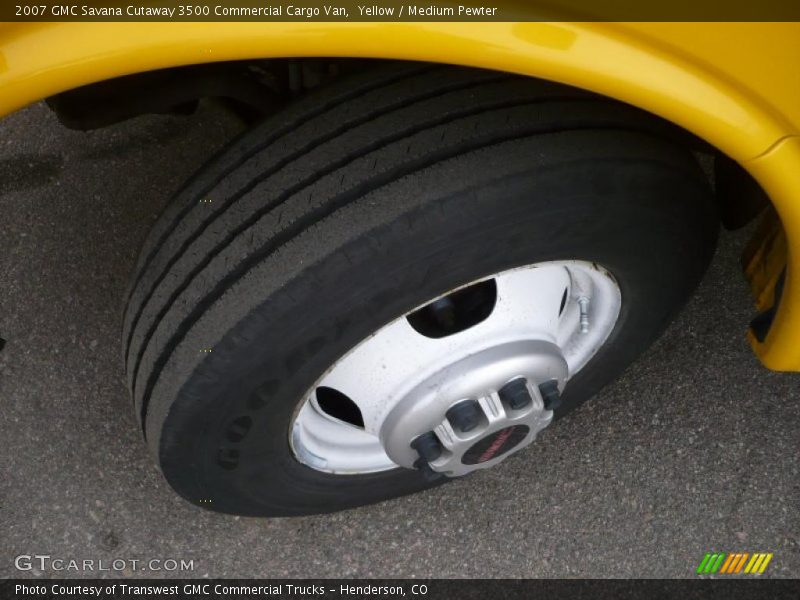 Yellow / Medium Pewter 2007 GMC Savana Cutaway 3500 Commercial Cargo Van