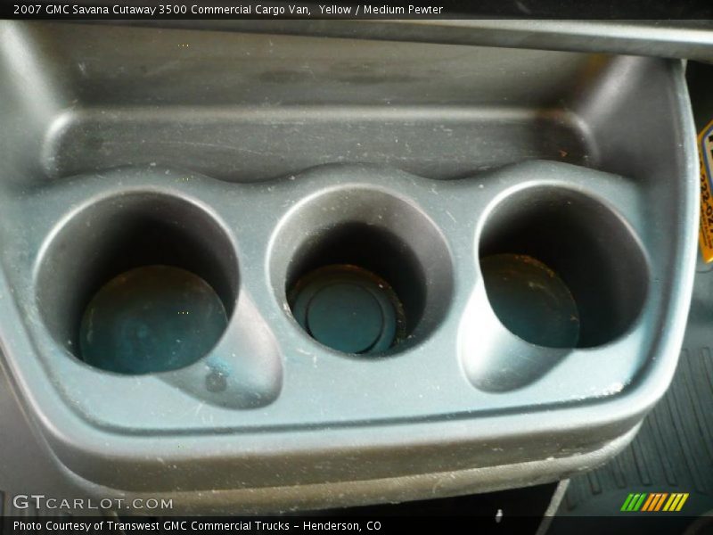 Yellow / Medium Pewter 2007 GMC Savana Cutaway 3500 Commercial Cargo Van