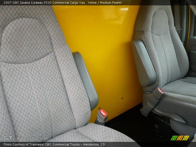 Yellow / Medium Pewter 2007 GMC Savana Cutaway 3500 Commercial Cargo Van