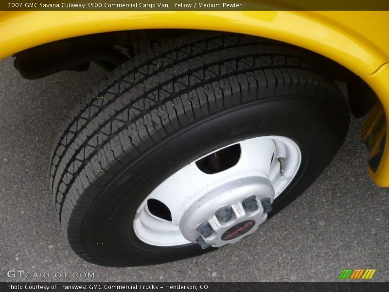 Yellow / Medium Pewter 2007 GMC Savana Cutaway 3500 Commercial Cargo Van