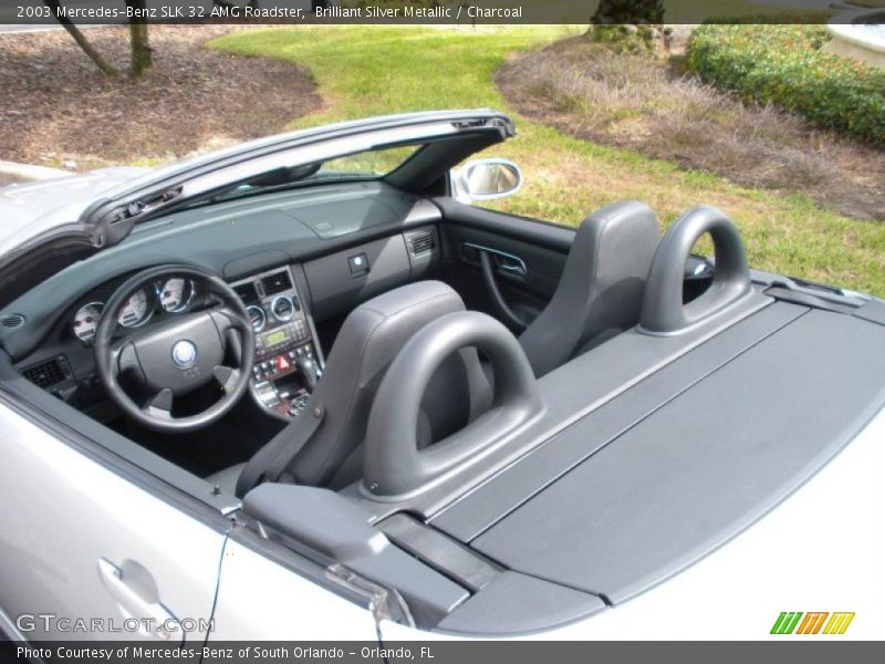 Brilliant Silver Metallic / Charcoal 2003 Mercedes-Benz SLK 32 AMG Roadster