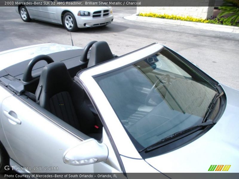 Brilliant Silver Metallic / Charcoal 2003 Mercedes-Benz SLK 32 AMG Roadster