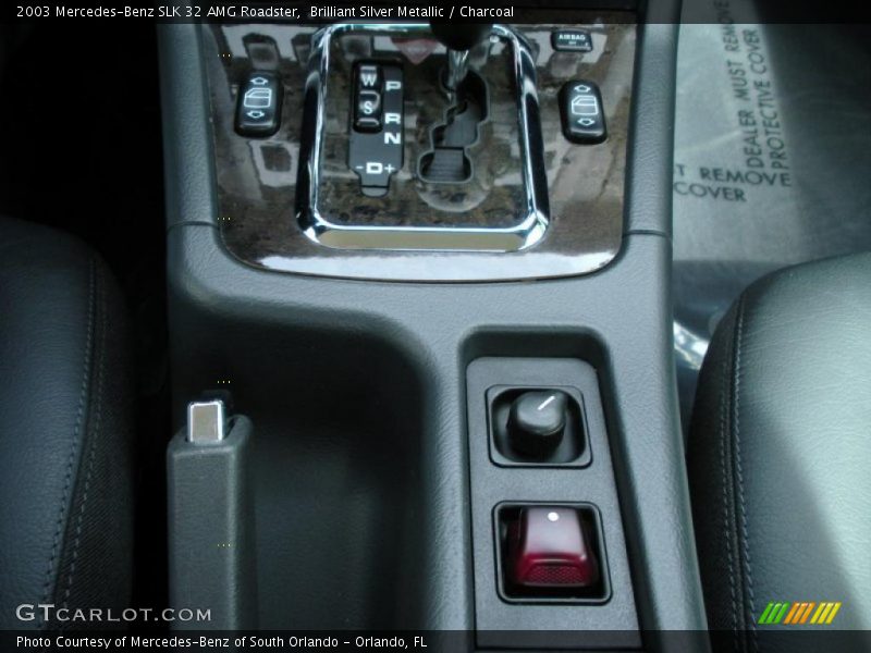 Brilliant Silver Metallic / Charcoal 2003 Mercedes-Benz SLK 32 AMG Roadster