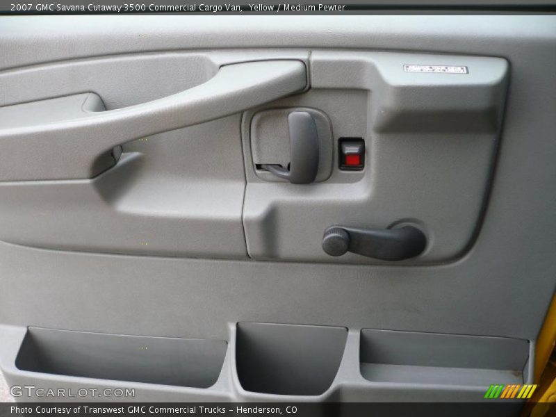 Yellow / Medium Pewter 2007 GMC Savana Cutaway 3500 Commercial Cargo Van