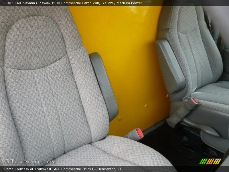 Yellow / Medium Pewter 2007 GMC Savana Cutaway 3500 Commercial Cargo Van