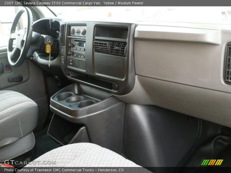 Yellow / Medium Pewter 2007 GMC Savana Cutaway 3500 Commercial Cargo Van