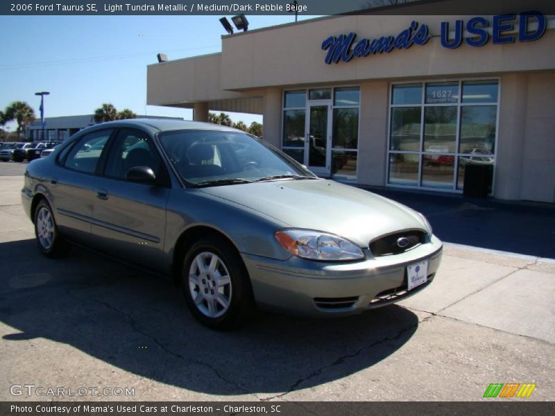 Light Tundra Metallic / Medium/Dark Pebble Beige 2006 Ford Taurus SE