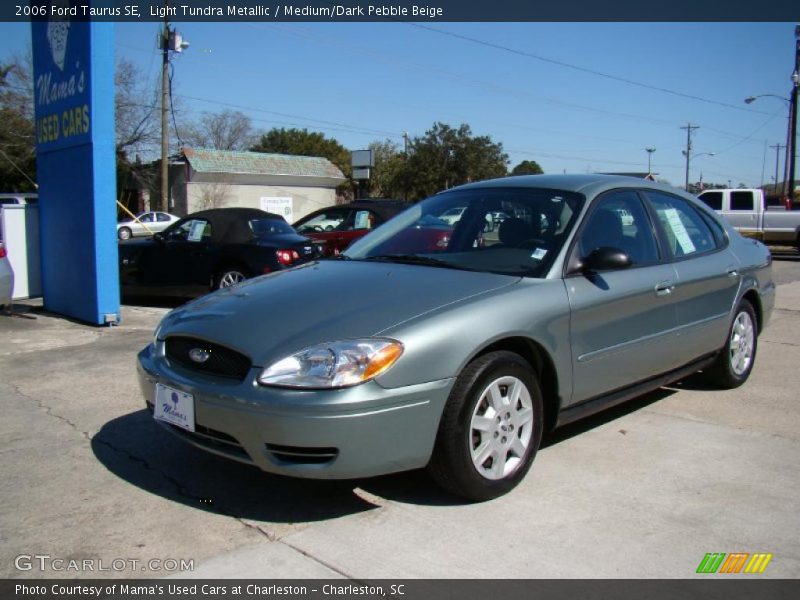 Light Tundra Metallic / Medium/Dark Pebble Beige 2006 Ford Taurus SE